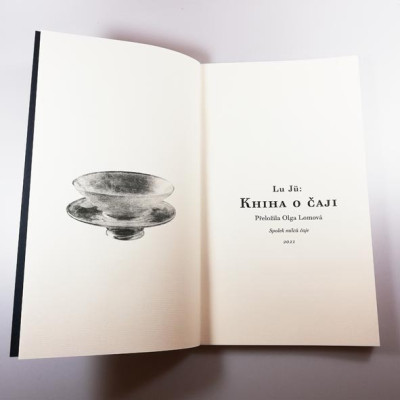 KNIHA - KNIHA O ČAJI (ručně vázaná